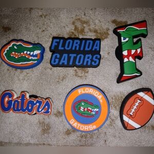 Florida Gators 6pc Shoe Charms